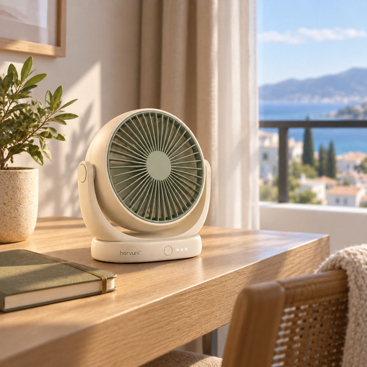 Harvuni Adjustable Desk Air Circulator