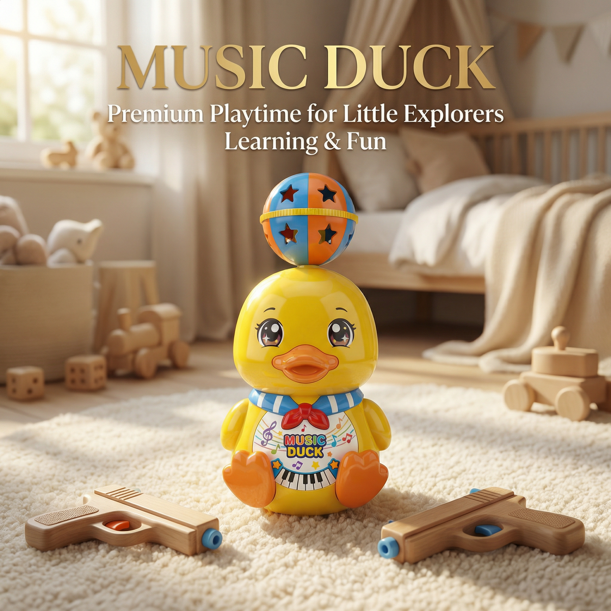 🎵 Dancing Spin & Glow Musical Duck