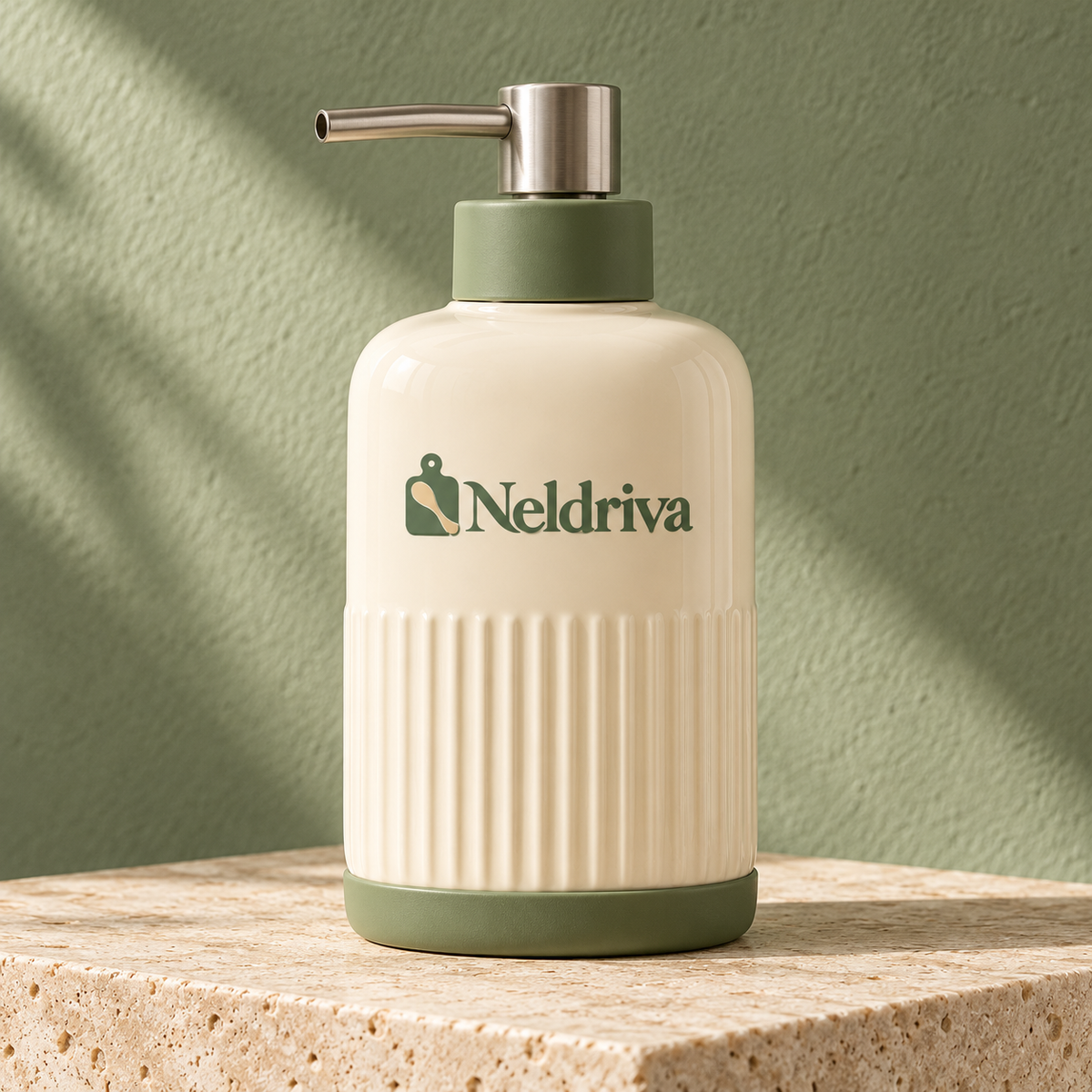 Neldriva Ceramic Pump Soap Dispenser
