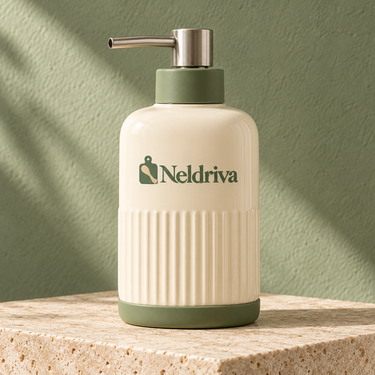 Neldriva Ceramic Pump Soap Dispenser