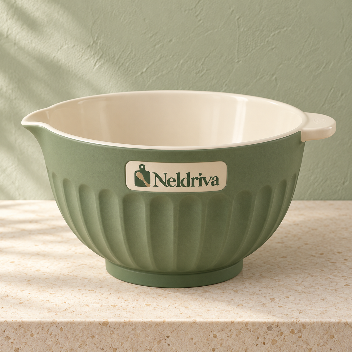 Neldriva Non-Slip Pouring Mixing Bowl