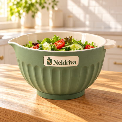 Neldriva Non-Slip Pouring Mixing Bowl